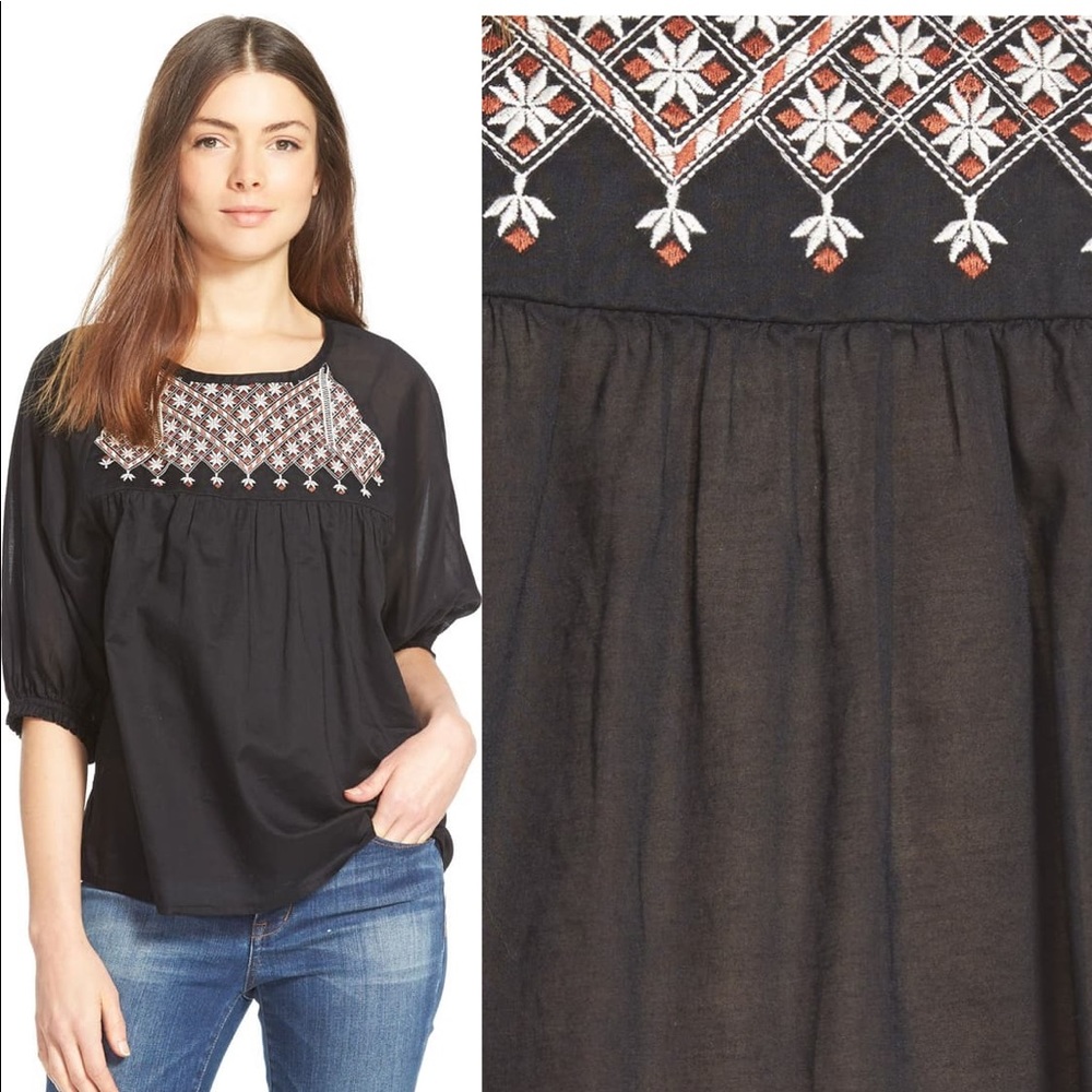 Madewell Starflower top